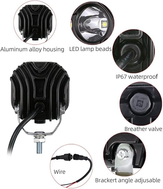 Proiector LED auto 40w OFFROAD