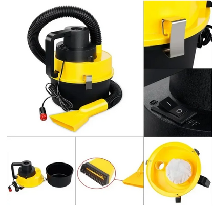 Aspirator auto portabil cu furtun flexibil (umed / uscat)