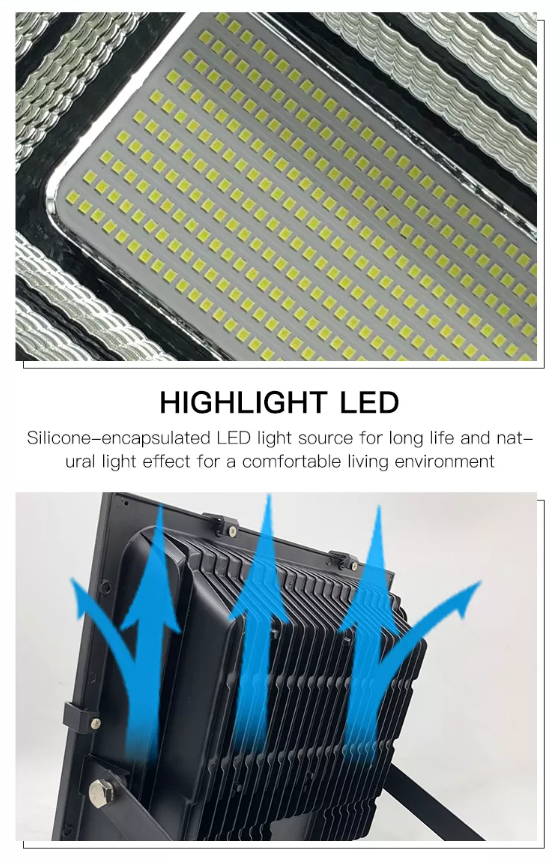 Kit proiector solar 100W cu telecomanda