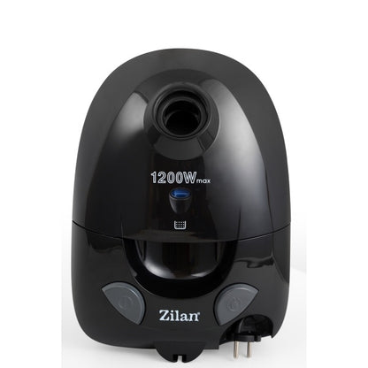 Aspirator cu sac ZILAN ZLN-8471,Negru Capacitate sac textil 2.0 l, Putere 1200 W, Cordon electric retractabil 5 m