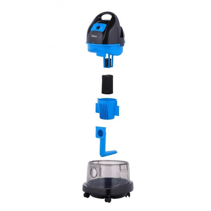 Aspirator ZILAN ZLN-8945 Albastru/Rosu cu filtrare prin apa si uscata,1400W