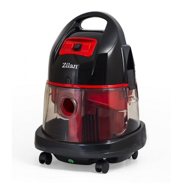 Aspirator ZILAN ZLN-8945 Albastru/Rosu cu filtrare prin apa si uscata,1400W