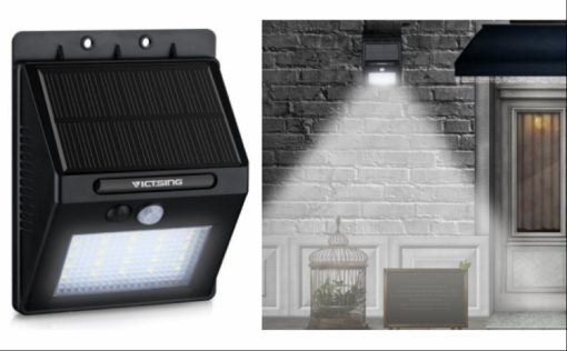 Lampa solara de perete