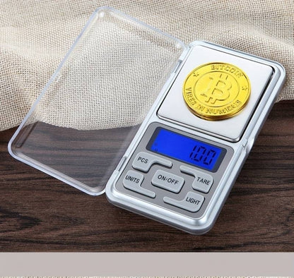CANTAR DIGITAL PRECIZIE 0.1G, CAPACITATE 500GR, ECRAN LCD, ILUMINAT ALBASTRU.