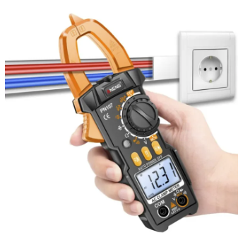 Clampermetru Cleste ampermetric digital pentru masurare tensiune intensitate rezistenta diode si continuite in circuit