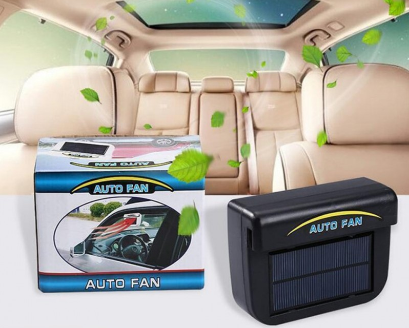 2 X Ventilator Solar "AUTO COOL" pentru masina