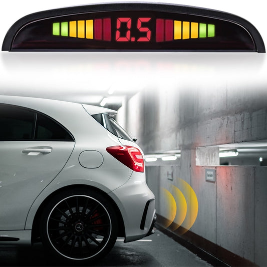 SENZORI PARCARE, CU DISPLAY LED, 4 SENZORI, NEGRU GENIUSPARK