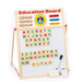 Tabla educativa magnetica pentru copii (40x40)