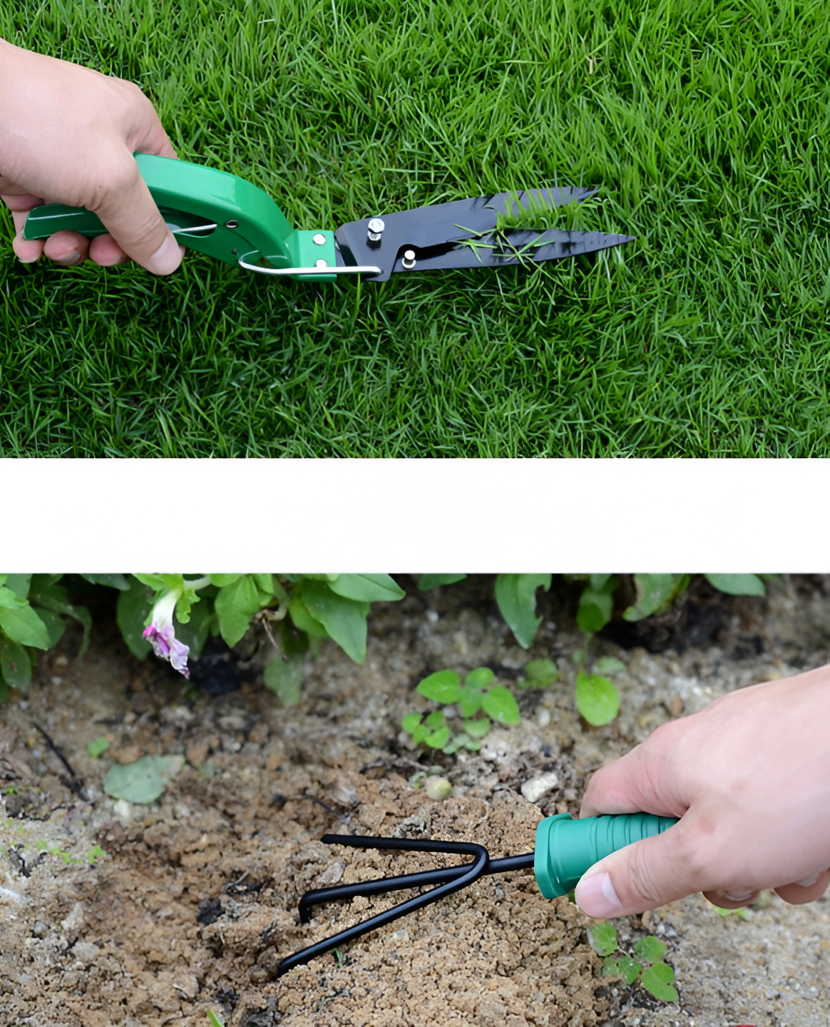 Trusa de gradinarit completa servieta platic VERDE 10 piese MX992