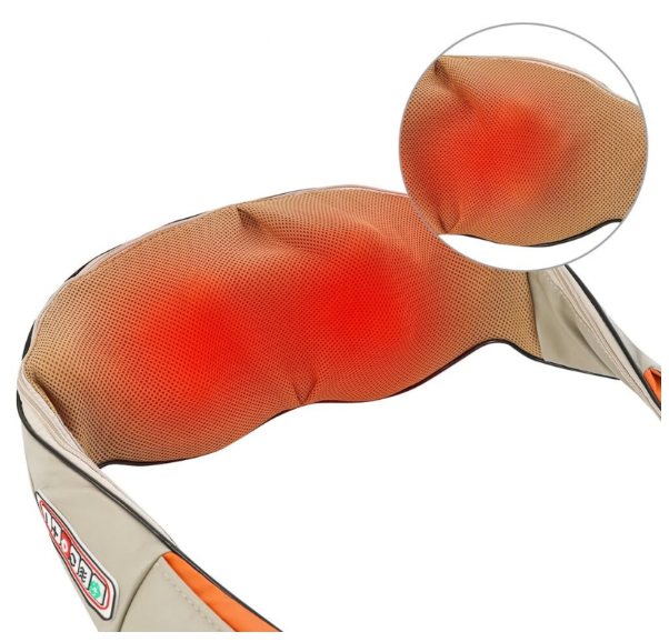 Aparat de Masaj Gat Umeri Spate Cervical Lombar Role 3D Infrarosu