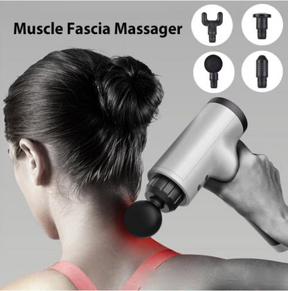 Aparat de masaj cu 4 capete Fascial Gun