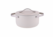 Oala Zilan ZLN0866 din 5 straturi de material, 20 cm diametru, capacitate 2.7l, Otel inoxidabil, Manere nituite