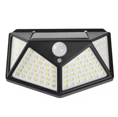 Set 3 Lampi ULTRA 100 LED Solare cu senzor de miscare si lumina 3 moduri ILUMINARE