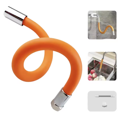 Set 2 x Prelungitor Flexibil Tip Furtun pentru Robinet 50 CM