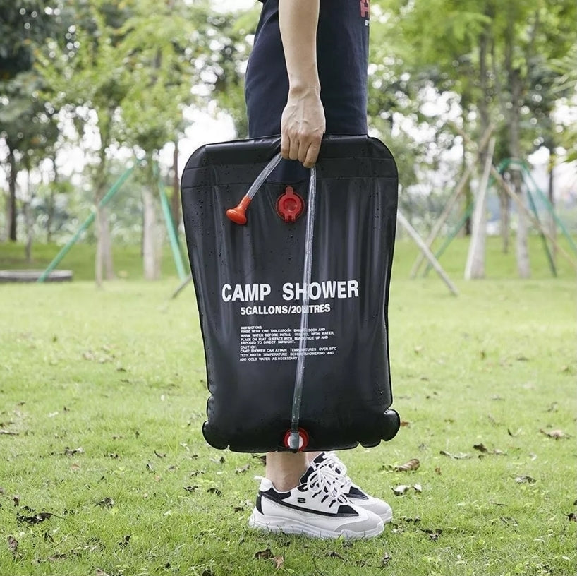 DUS SOLAR PENTRU CAMPING, 20 LITRI