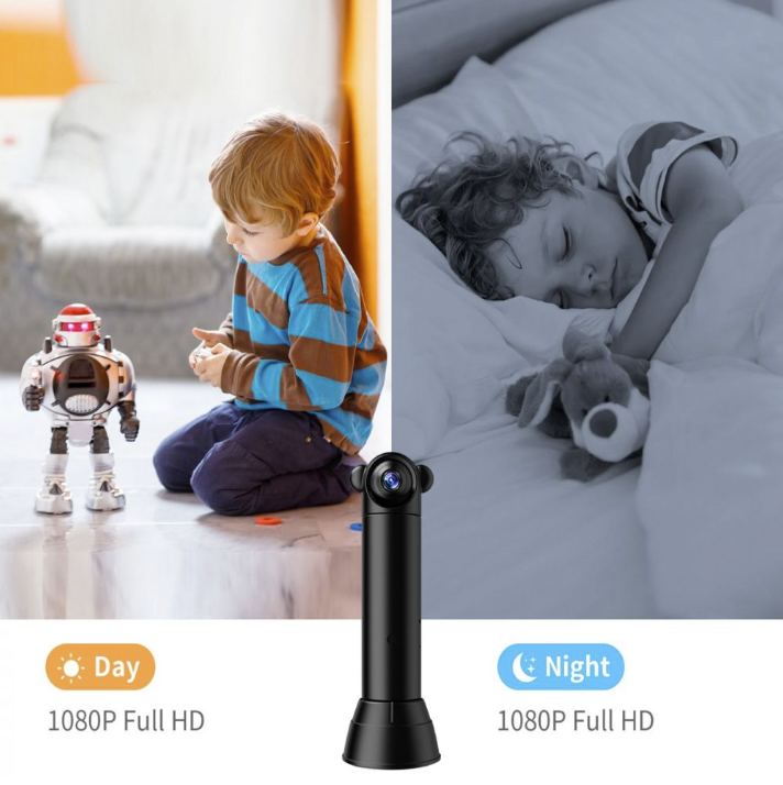 Mini camera supraveghere Andowl Q SX82 4K Wifi rotativa