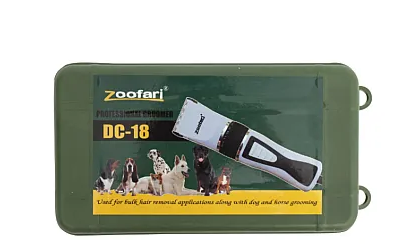 Masina de tuns animale DC-18 Zoofari cu 4 distantiere