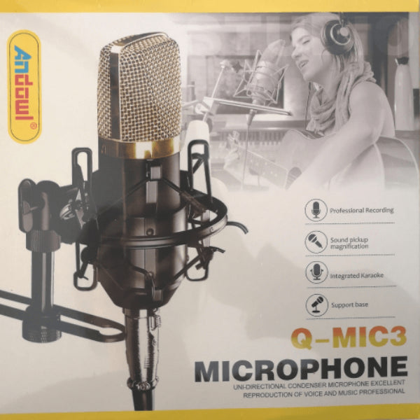 Microfon profesional Andowl Q Mic3 pentru inregistrari