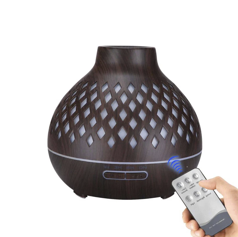 Difuzor de aromaterapie cu telecomanda rezervor 400ml