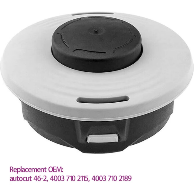 Cap tambur STIHL  M12 x 1.5mm alb/negru MX768 plastic