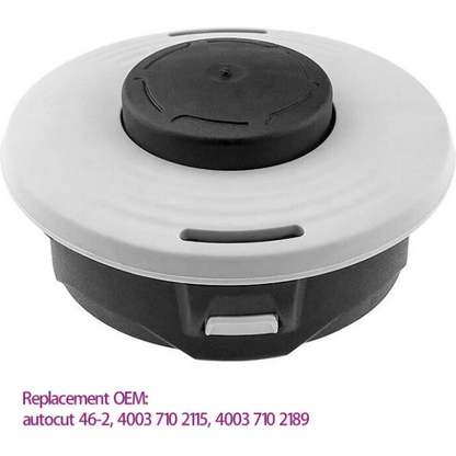 Cap tambur STIHL  M12 x 1.5mm alb/negru MX768 plastic