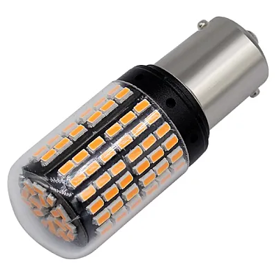 Set de 2 Becuri led semnal auto Canbus PY21W portocaliu