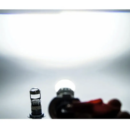 Set 2 becuri led cu lupa pro H4 LED K88 280w 12V 6500k