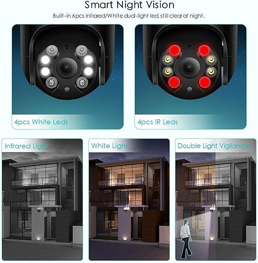 Camera de supraveghere rotativa Q S4 MAX Full HD 8K
