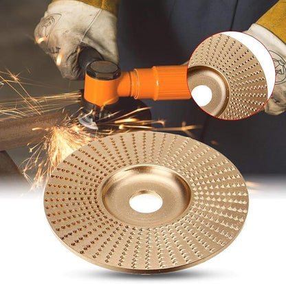 Disc plat, auriu de polizor, slefuit si rindeluit 100mm Ø