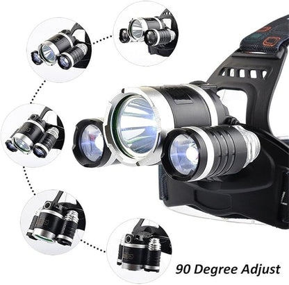 LANTERNA FRONTALA REINCARCABILA CU ZOOM SI LED CREE 5W