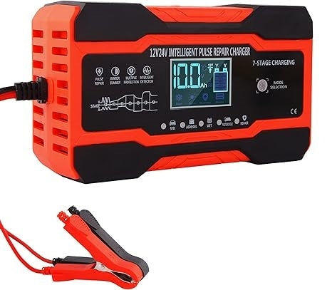 Redresor auto Q DP1210 Inteligent Digital Baterie Auto Smart rosu