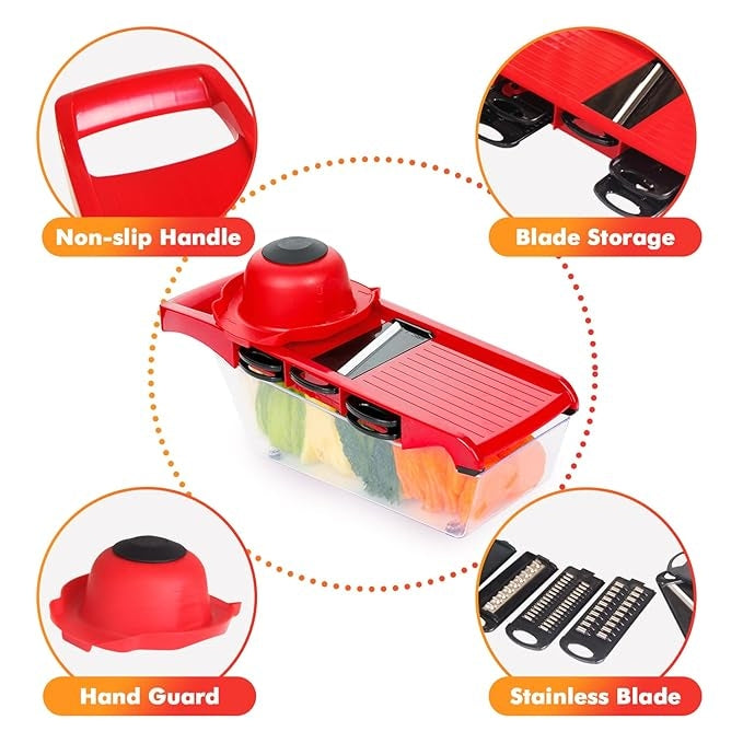 Razatoare Si Feliator Legume/ Fructe MANDOLINE SLICER 6 In 1