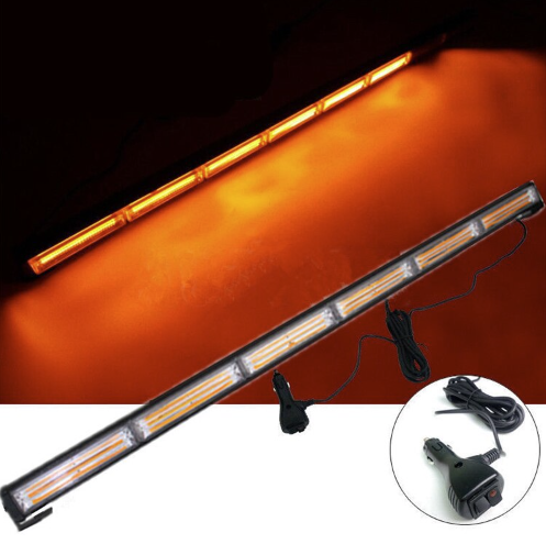 Rampa avertizare galbena 6 CASETE LED COB 126W 12-24V