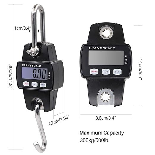 Cantar electronic MX950 de mana 300Kg compact cu carlig