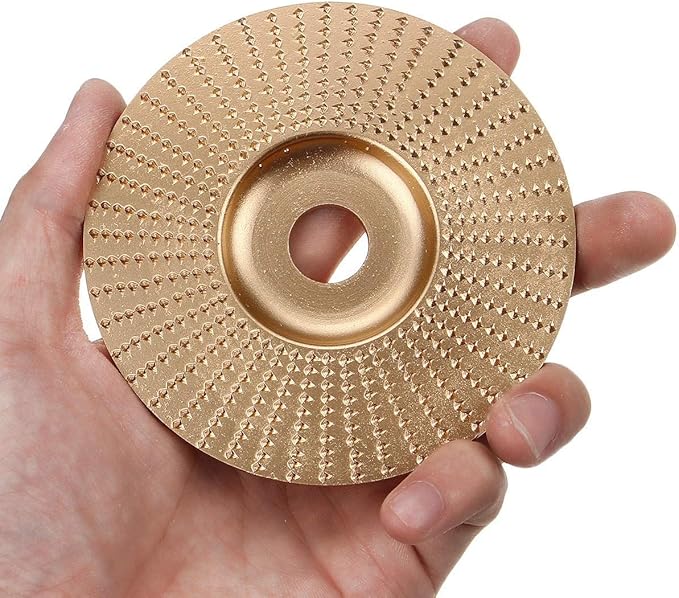 Disc plat, auriu de polizor, slefuit si rindeluit 100mm Ø