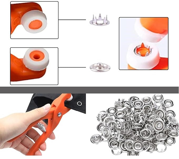 2X Seturi Clesti si Capse Metalice Premium
