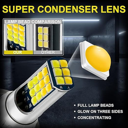 Set 2 Bec Led H7 3030 Smd 90W cu 2 moduri de lumina (rece si calda)