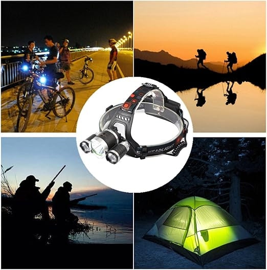 LANTERNA FRONTALA REINCARCABILA CU ZOOM SI LED CREE 5W