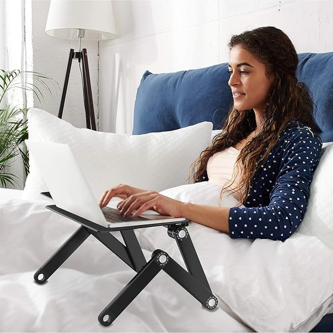 Masa laptop multifunctionala T8 cu ventilator