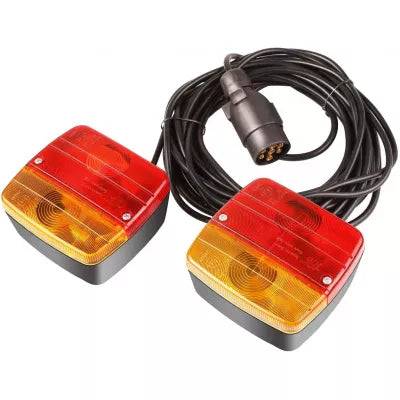 Semnalizator magnetic Remorca TIR cu 7 Pini si Becuri