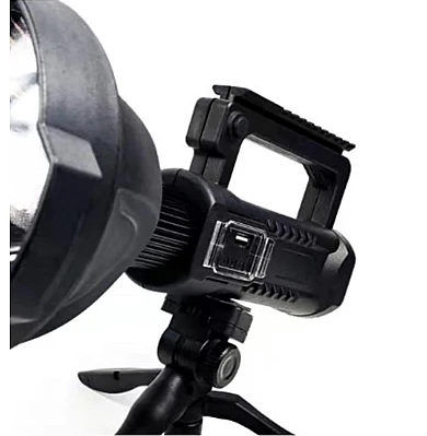 Lanterna Proiector reincarcabil USB, cu adaptor auto si adaptor USB, diametru 15.5 cm, lungime 31 cm, ultra-luminos