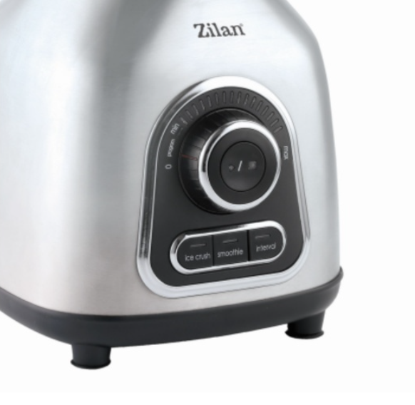 Blender Zilan ZLN5596 Inox, putere 1400 W, capacitate 1.75L, viteza ajustabila