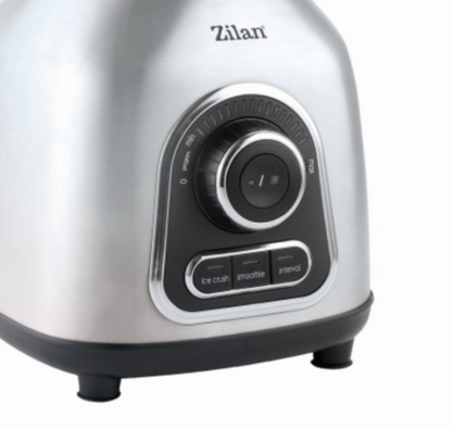 Blender Zilan ZLN5596 Inox, putere 1400 W, capacitate 1.75L, viteza ajustabila