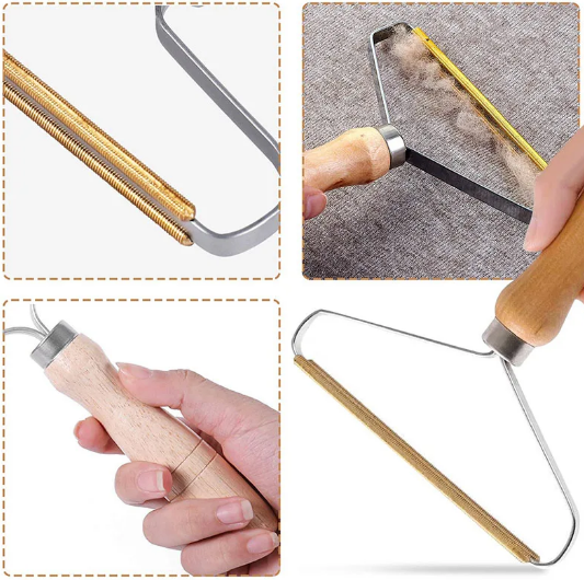 Set 2 x Dispozitiv portabil pentru indepartat scame, par de animale
