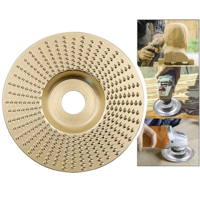 Disc plat, auriu de polizor, slefuit si rindeluit 100mm Ø