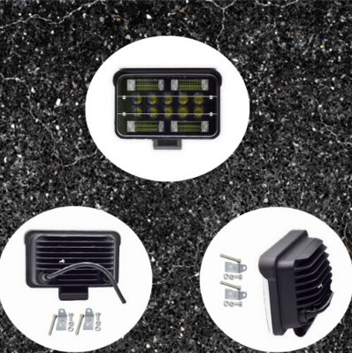 Proiector LED auto 192W cu 46 led uri