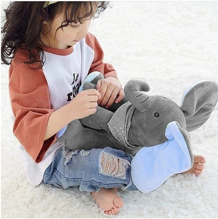 Elefant CUCUBAU interactiv din plus, Vorbeste, Canta si Flutura urechile