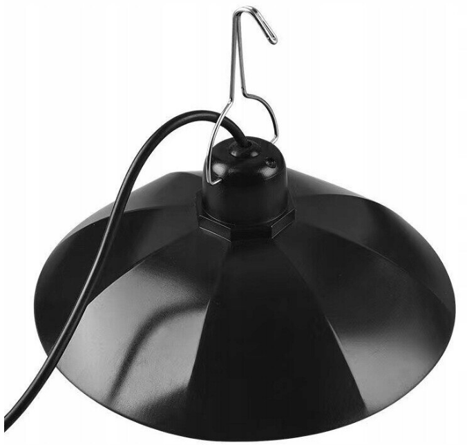 Lampa cu 2 becuri LED si panou solar detasabil, telecomanda, senzor de lumina