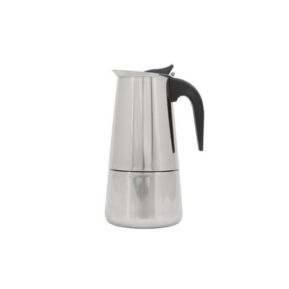 Espressor inox pentru aragaz - capacitate 9 cesti cafea