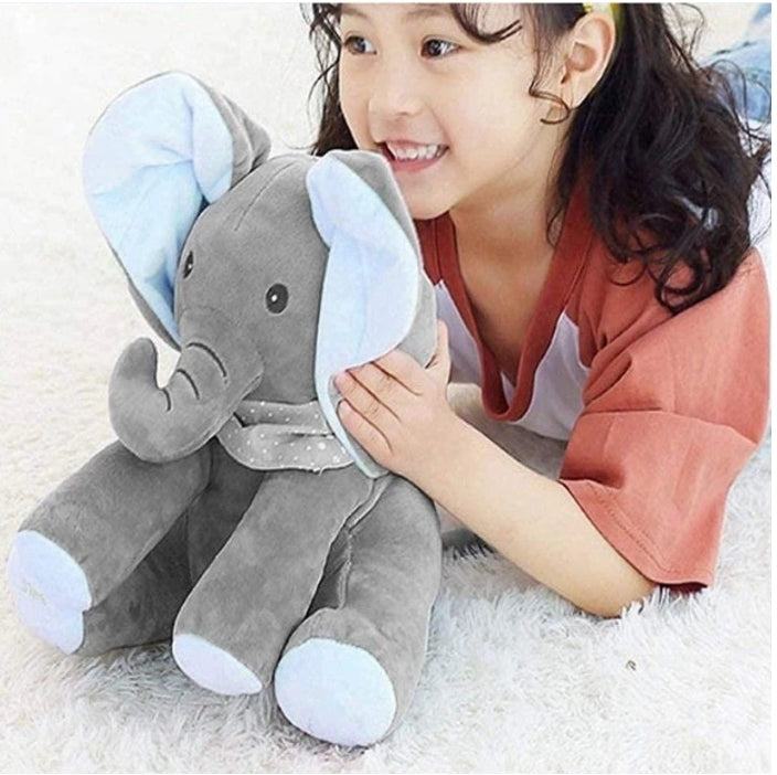 Elefant CUCUBAU interactiv din plus, Vorbeste, Canta si Flutura urechile